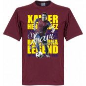 Barcelona T-shirt Legend Xavi Hernandez Legend Xavier Hernandez i Creus Rödbrun S