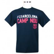Barcelona T-Shirt Mörkblå-Rosa XL