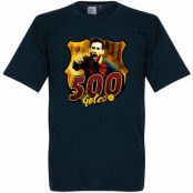 Barcelona T-shirt Messi 500 Club Goals Lionel Messi Mörkblå XXXXL