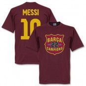 Barcelona T-shirt Messi Champs L