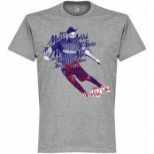 Barcelona T-shirt Messi Script Lionel Messi Grå XL