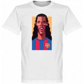 Barcelona T-shirt Playmaker Ronaldinho Football Vit S