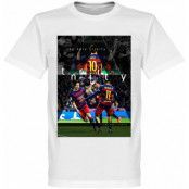 Barcelona T-shirt The Holy Trinity Lionel Messi Vit XXXXL