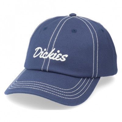 Dickies - Blå unconstructed Keps - Granada Navy Blue Dad Cap @ Hatstore