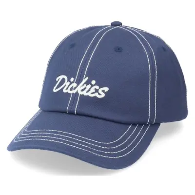Dickies - Blå unconstructed Keps - Granada Navy Blue Dad Cap @ Hatstore