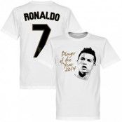 Real Madrid T-shirt Ronaldo Player of the Year Barn 12-14 år