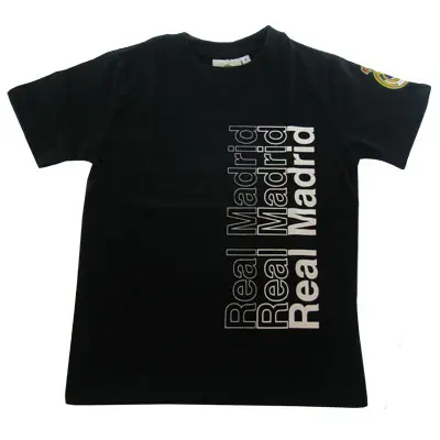 Real Madrid T-shirt Svart Barn 7-8 år