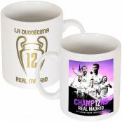 Real Madrid Mugg 2017 Madrid La Duodecima Champions Vit