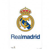 Real Madrid affisch Crest 68