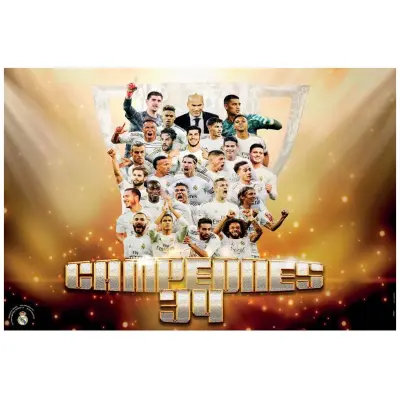 Real Madrid Poster Campeones 34