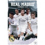 Real Madrid Poster Spelare