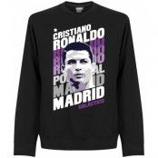 Real Madrid Tröja Ronaldo Madrid Portrait Sweatshirt Cristiano Ronaldo Svart S