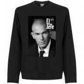 Real Madrid Tröja Zidane El Jefe Sweatshirt Zinedine Zidane Svart L