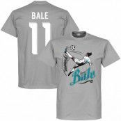 Real Madrid T-shirt Bale 11 Bicycle Kick Gareth Bale Grå XXL