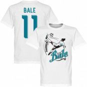 Real Madrid T-shirt Bale 11 Bicycle Kick Gareth Bale Vit L