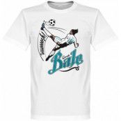 Real Madrid T-shirt Bale Bicycle Kick Gareth Bale Vit M