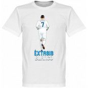 Real Madrid T-shirt Cristiano Ronaldo Vit XL