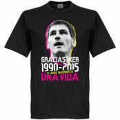 Real Madrid T-shirt Gracias Iker Casillas Svart XXXL