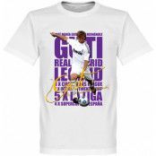 Real Madrid T-shirt Legend Guti Legend Vit L