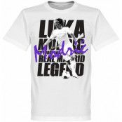 Real Madrid T-shirt Legend Luka Modric Vit M