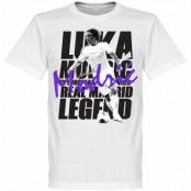 Real Madrid T-shirt Legend Luka Modric Vit XS