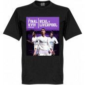 Real Madrid T-shirt Madrid 2018 Kiev Final Svart 5XL