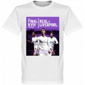 Real Madrid T-shirt Madrid 2018 Kiev Final Vit L