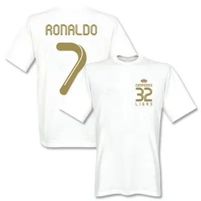 Real Madrid T-shirt Ronaldo Campeones M
