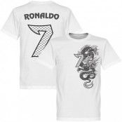 Real Madrid T-shirt Ronaldo Dragon Vit L