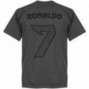 Real Madrid T-shirt Ronaldo No7 Dragon Cristiano Ronaldo Mörkgrå L