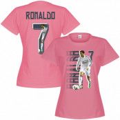 Real Madrid T-shirt Ronaldo No7 Gallery Dam Cristiano Ronaldo Rosa XL - 14