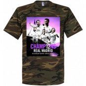 Real Madrid T-shirt Winners 2017 Svart L