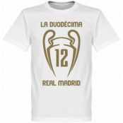 Real Madrid T-shirt Winners LaDuodecima Vit 5XL