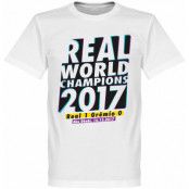 Real Madrid T-shirt World Champions 2017 Vit XS