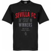 Sevilla T-shirt 2015 2016 Europa League Winners Svart XS