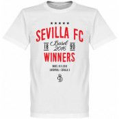 Sevilla T-shirt 2015 2016 Europa League Winners Vit XS