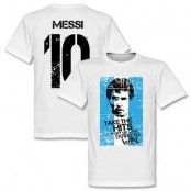 Argentina T-shirt Messi Flag L