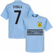 Argentina T-shirt Dybala Team Paulo Dybala Ljusblå L