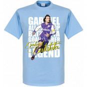 Argentina T-shirt Legend Batistuta Legend Ljusblå M