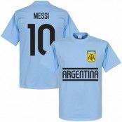 Argentina T-shirt Messi Team Lionel Messi Ljusblå L