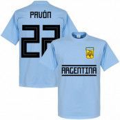 Argentina T-shirt Pavon 22 Team Ljusblå L