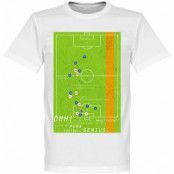 Argentina T-shirt Pennarello 1986 Classic Goal Diego Maradona Vit XL