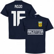 Argentina T-shirt Rojo 16 Away Team Mörkblå XL