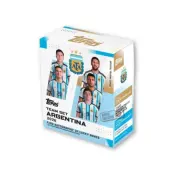 Topps - Svart Trading Cards - Argentina Team Set 2025-26 Hobby Box - 6 Packs (30 Cards) @ Hatstore