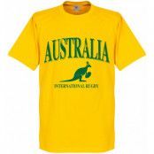 Australien T-shirt Rugby Gul M