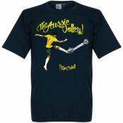 Australien T-shirt The Aussie Volley Tim Cahill Mörkblå L