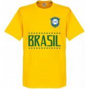 Brasilien T-shirt Brazil Team Barn Gul 10 år