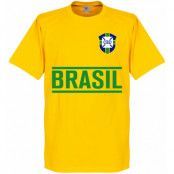 Brasilien T-shirt Team Barn Gul 10 år