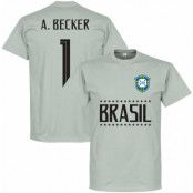 Brasilien T-shirt Brazil A Becker 1 Team GK Grå XXL