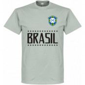Brasilien T-shirt Brazil Team Grå M